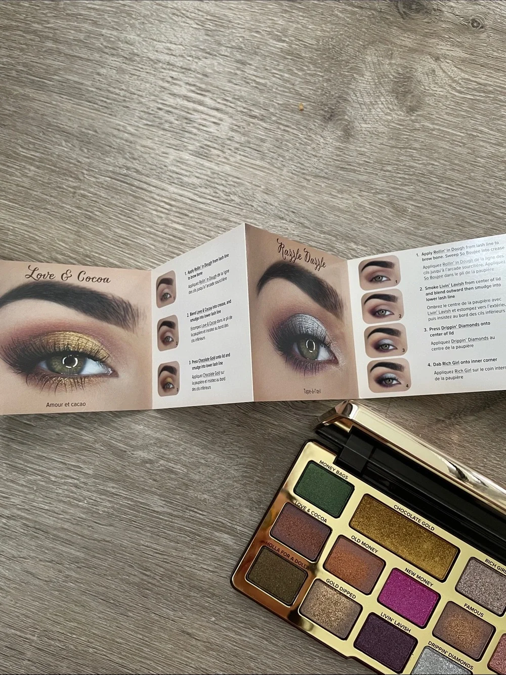 NIB Too Faced Chocolate Gold palette